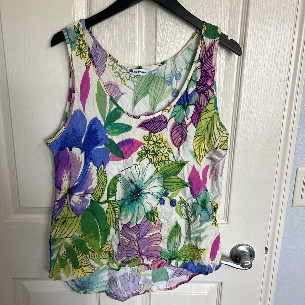 JAMS WORLD floral tank top